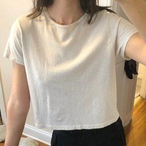 RE/DONE 1950s Boxy Tee - Vintage White